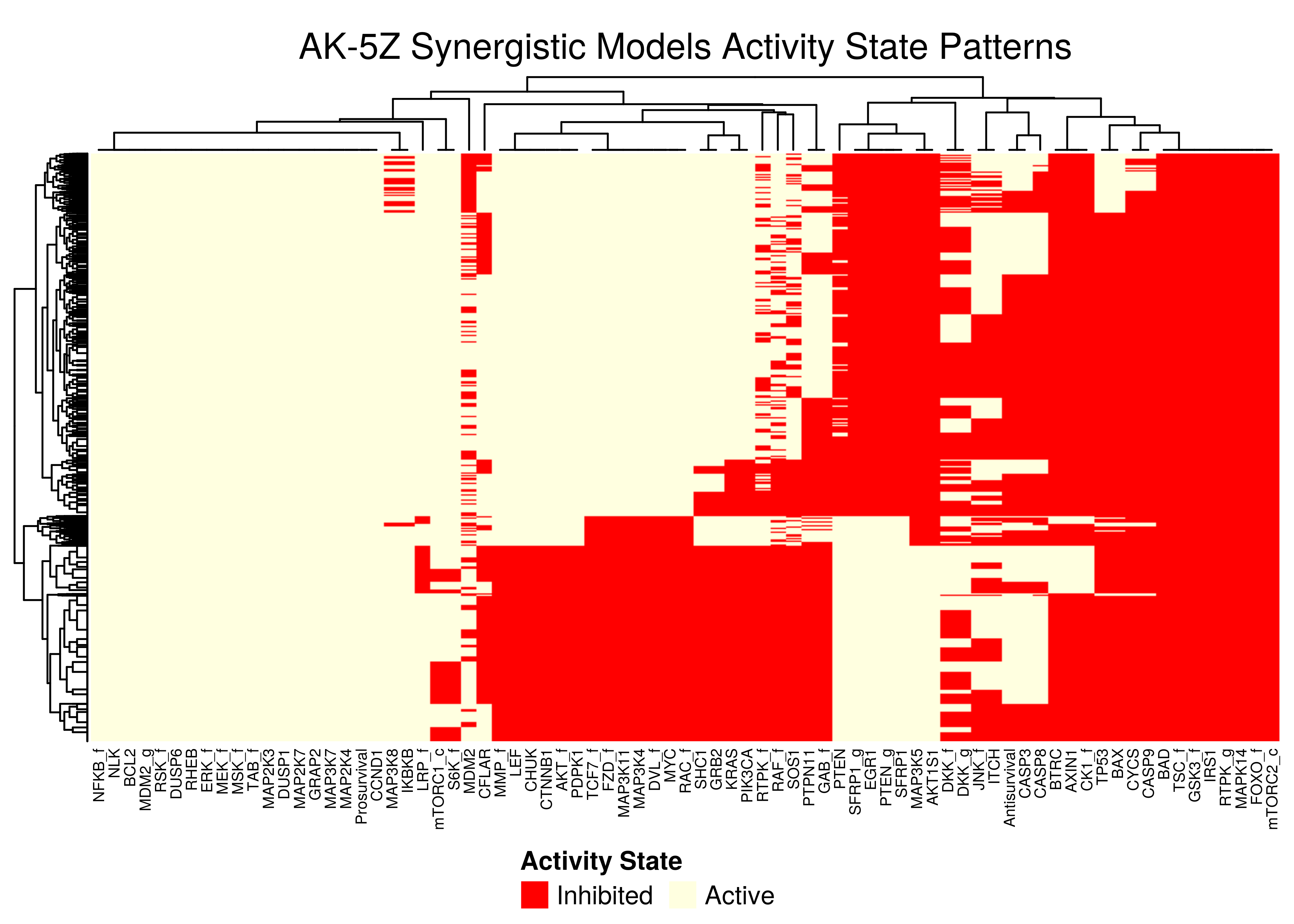 AK-5Z stable state activity heatmaps